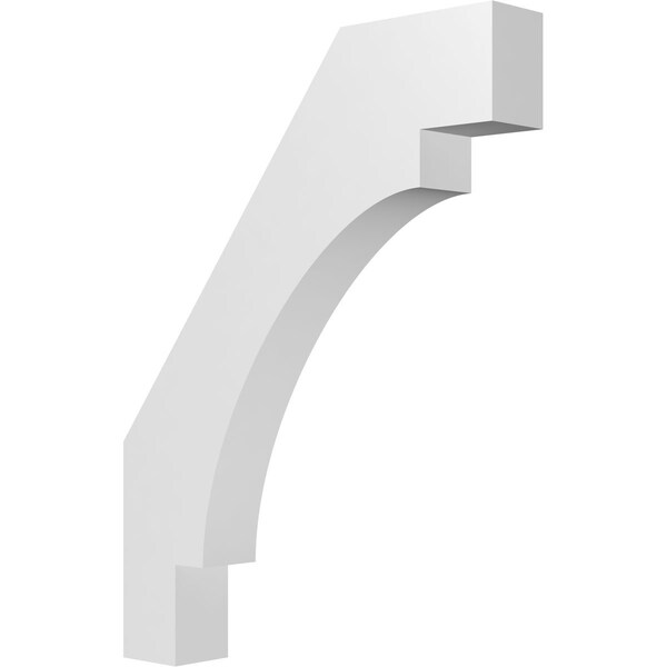 Ekena Millwork 4-in. W x 24-in. D x 32-in. H Merced Architectural Grade PVC Knee Brace BRCP04X24X32MRC - main
